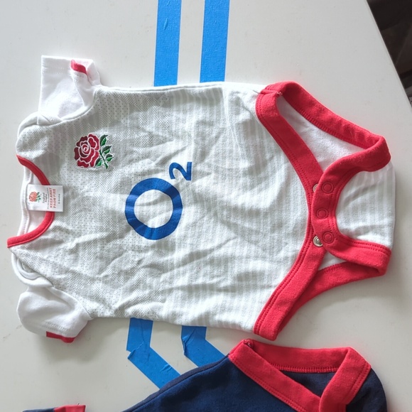 England rugby bodysuit onesie set baby - Picture 3 of 9